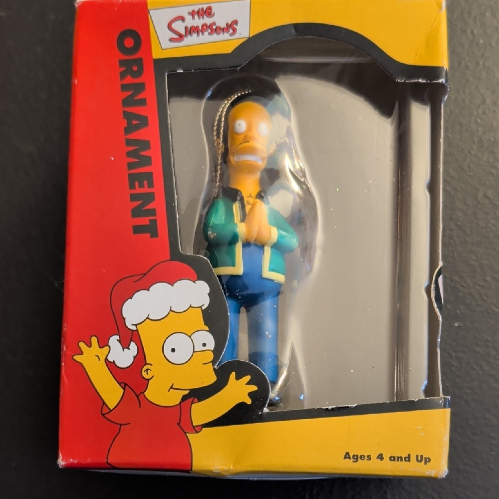 Vintage 2001 New In Box Apu Kwikie Mart Owner Ornament